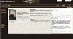 Desktop Screenshot of onebigfamilytree.com